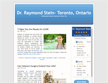 Tablet Screenshot of drraymondstein.com